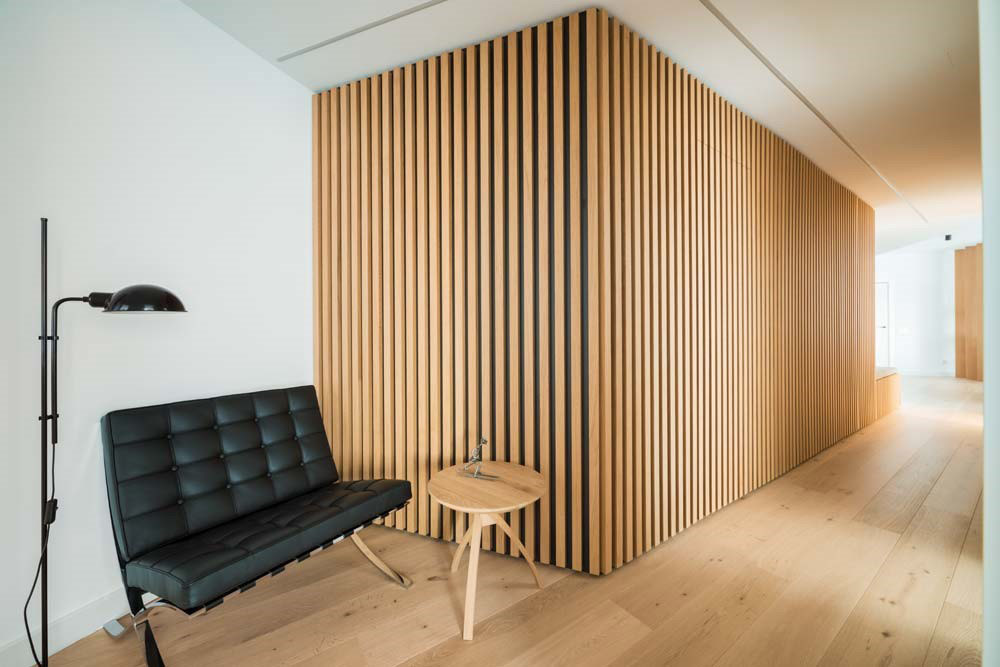 Vista del cubo de fusta Vista del cubo de madera