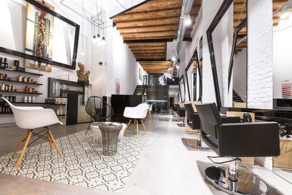 Noguera Hair & Art Salon vista de la zona de secado Noguera Hair & Art Salon vista de la zona de secado