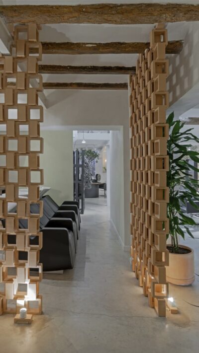 Detall de disseny del Projecte Espai Noguera Detalle de diseño del Proyecto Espacio Noguera