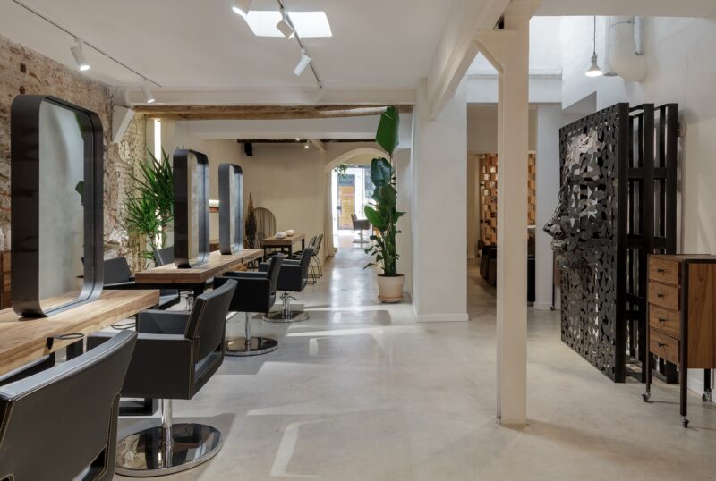 Vista de la zona de los espejos del Proyecto Espacio Noguera Vista de la zona de los espejos del Proyecto Espacio Noguera