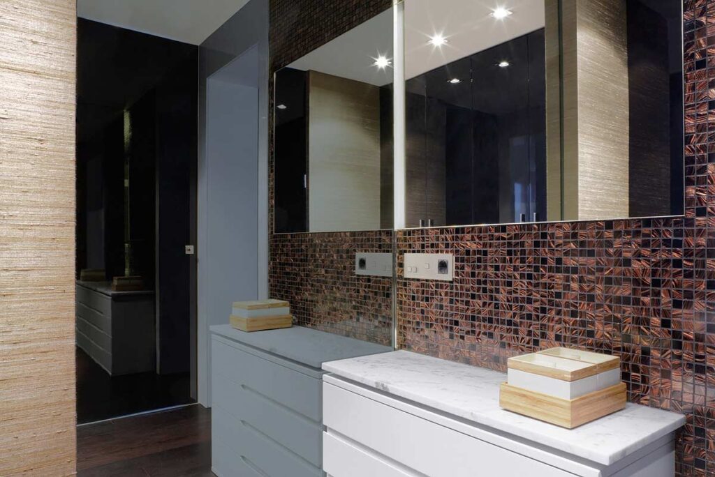 Reforma de un ático en Barcelona, vista del baño Reforma de un ático en Barcelona, vista del baño