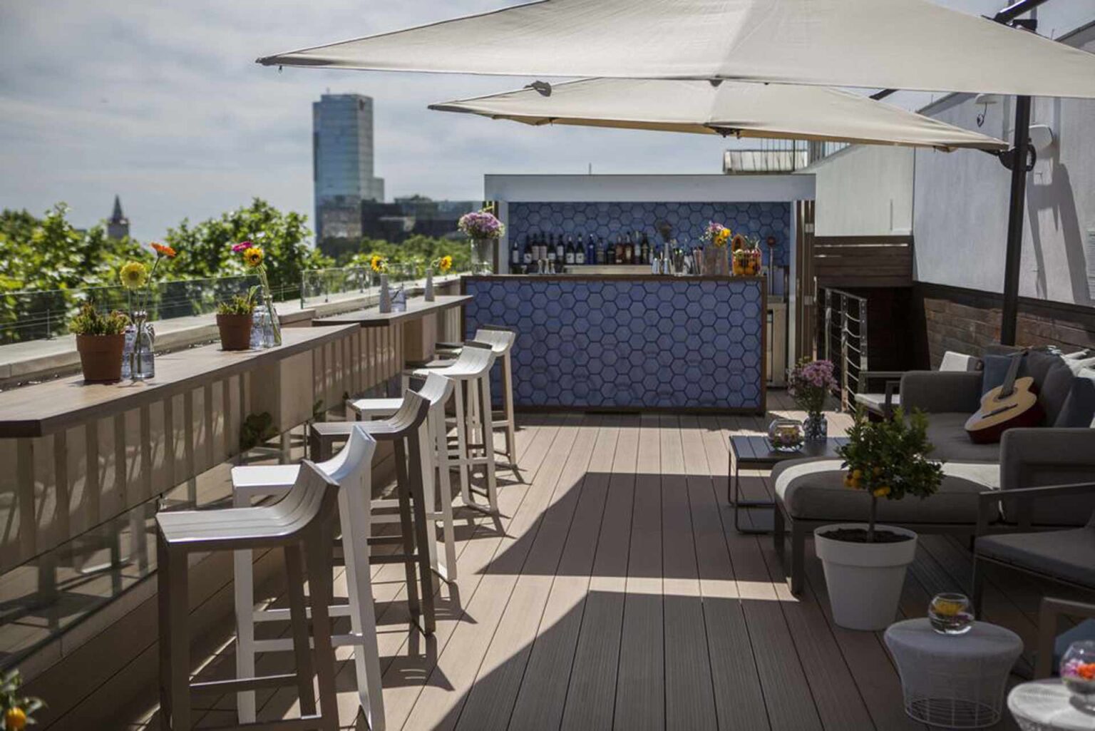 Proyecto terraza Hotel Picasso | Clara Lleal Interiorismo