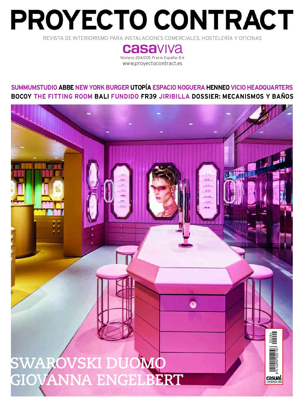 Clara Lleal en la revista Proyecto Contract de Casa Viva 204-205