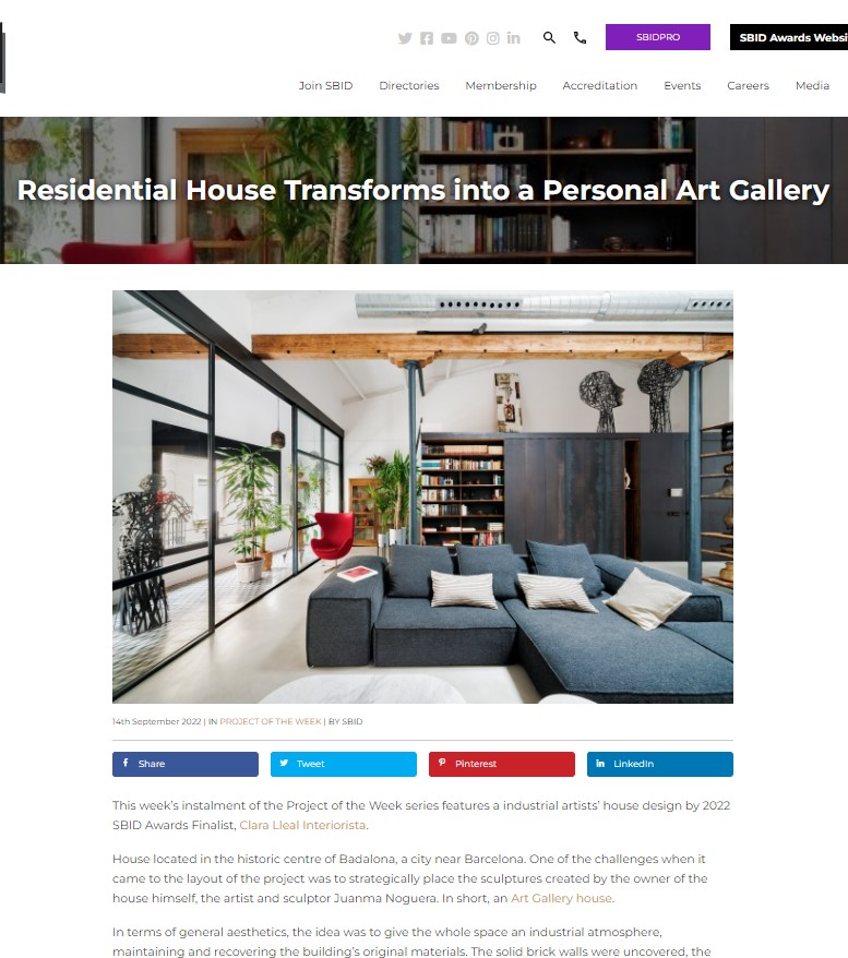 Clara Lleal ganadora de SBID Awards 2022 